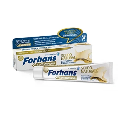 Afbeelding van Forhans, Tandpasta met natuurlijk schild, latex, antibacteriële werking voor de mondholte, natuurlijke bescherming, 75 ml