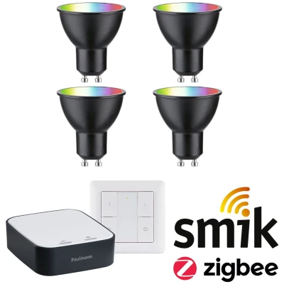 Afbeelding van 5191 Paulmann Home Starterkit verlichting GU10 Energielabel: F (A G) RGBW