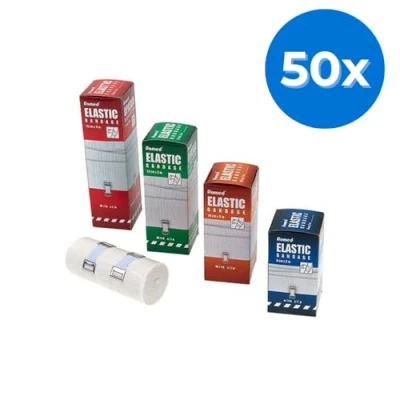 Afbeelding van Romed Elastisch Verband 10cm x 5m 50 stuks