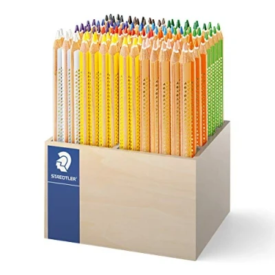 Afbeelding van STAEDTLER Noris jumbo driehoekig kleurpotlood, 112 delig display
