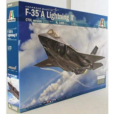 Afbeelding van 1:72 Italeri 1409 F 35 A Lightning II CTOL version Plastic Modelbouwpakket