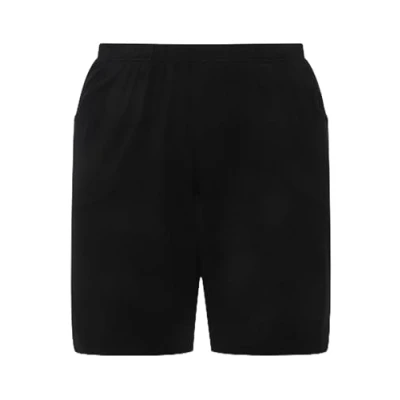 Afbeelding van Ulla Popken Dames jerseyshorts, zakken, elastische tailleband bermuda, zwart, 40W x 32L