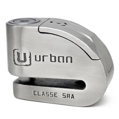 Afbeelding van Urban UR14S Anti diefstal Hangslot Motorfiets Remschijfslot, 120 dB alarm, 14 mm