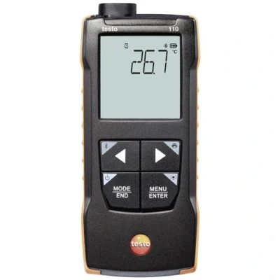 Afbeelding van testo 110 Temperatuurmeter 200 +800 C Sensortype NTC, Pt100