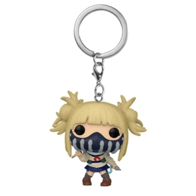 Afbeelding van Funko POP! Sleutelhanger: My Hero Academia (MHA) 2 Himiko Toga met Face Cover Nieuwe Sleutelhanger Vinyl Minifiguur om te verzamelen kousenvulling Cadeau idee Officiële handelsgoederen