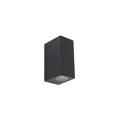 Afbeelding van QAZQA Moderne wandlamp zwart IP44 Baleno II