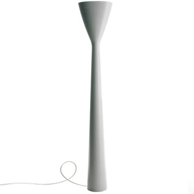 Afbeelding van Luceplan Carrara Vloerlamp LED Met Voetdimmer Wit