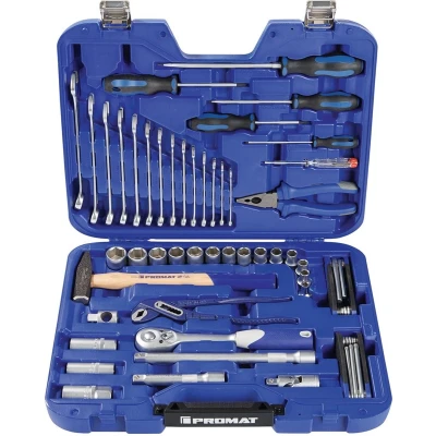 Afbeelding van Promat gereedschapsset in koffer 4 32 mm 47 delig