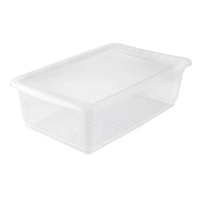 Afbeelding van Clearbox Met Deksel 59x39x18 30 L Bea Transparant Keeeper 10582
