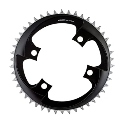 Afbeelding van X SYNC 12 speed zwart kettingblad 46 tanden 107 mm hartafstand