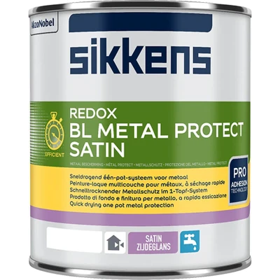 Afbeelding van Sikkens Redox BL Metal Protect Satin Lak 1 liter Mengbaar