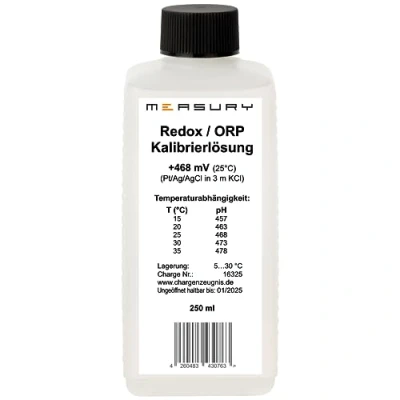 Afbeelding van Redox ORP kalibratieoplossing 468mV 250 ml bufferoplossing kalibratievloeistof
