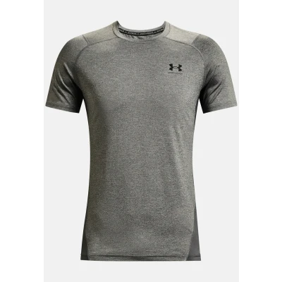 Afbeelding van Under Armour HG SS Tshirt basic, Heren, Maat: XXL, Carbon heather