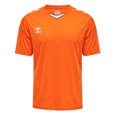 Afbeelding van Hummel Hmlcore XK POLY S/S Tshirt print, Heren, Maat: XXL, Orange tiger