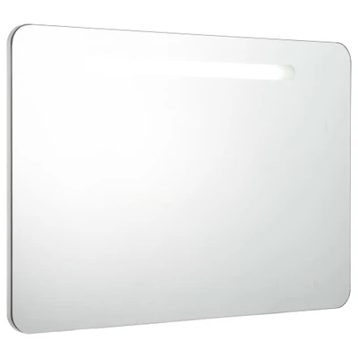 Afbeelding van Badkamerkast Met Spiegel Led 80X9,5X55 Cm