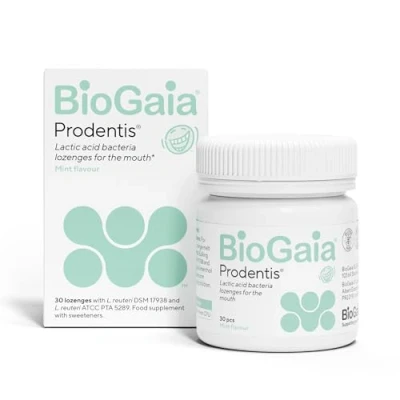Afbeelding van BioGaia Prodentis Orale Probiotic Voor Tanden En Tandvlees, Met Unieke Lactobacillus Reuteri, Suikervrij, Innovatieve Xylitol Helpt Het Glazuur Versterken, Tandprobiotic Munt