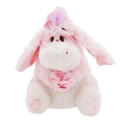 Afbeelding van Disney Store Officiële Iejoor Knuffel, Winnie de Poeh, 27cm / 13&quot;, Sakura Collectie, Roze Ezel Knuffel met Kersenbloesem Bloemen, Geschikt vanaf Geboorte, 0+