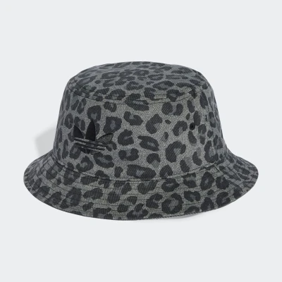 Afbeelding van adidas Originals Leopard Bucket Hoed, Maat: M/L, Carbon black