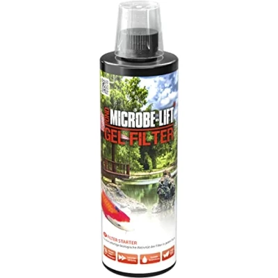 Afbeelding van MICROBE LIFT Pond Gel Filter filterstarter bacteriën voor een onmiddellijke en verbeterde biologische activiteit van filters filtermedia in elke vijver, (473 ml)