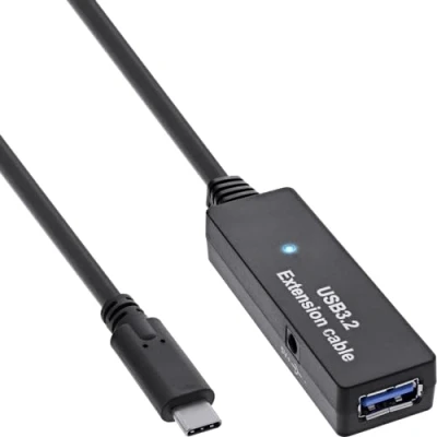 Afbeelding van InLine 35650D USB kabel 3.2 Gen 1 (3.1 1) 5 m C A Zwart