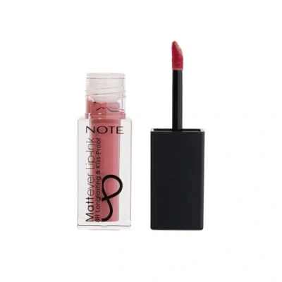 Afbeelding van NOTE COSMETIQUE Mattever Lip Ink Matte Langdurige en Niet Overdraagbare Lippenstift Lippenvullende Ultragepigmenteerde (Blushy)