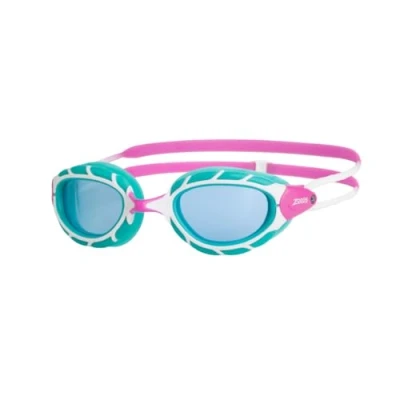Afbeelding van Zoggs Predator junior goggle Pink Turquoise Tint