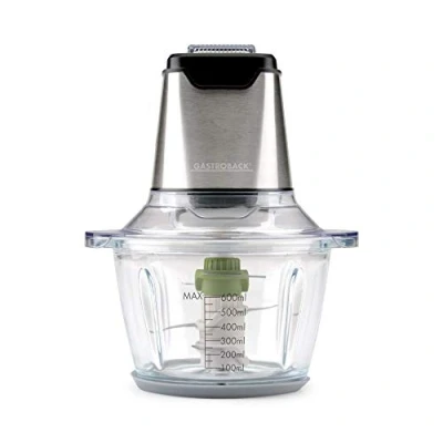 Afbeelding van GASTROBACK Design Mini Chopper Plus, roestvrijstalen design, 20 x 24 cm