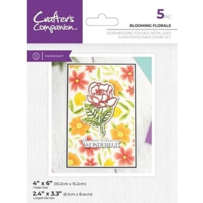 Afbeelding van CC 3D Embossingfolder/Snijmal/Clearstamp Blooming Florals