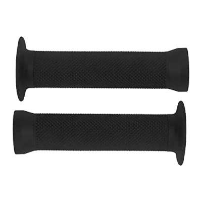 Afbeelding van cyclingcolors Fietshandvat 130 mm rubber kwaliteit textuur BMX Freestyle Dirt diameter 22 (zwart)