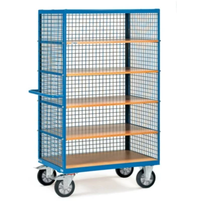 Afbeelding van fetra 3392 Kastwagen Staal Poedercoating Laadvermogen (max.): 750 kg Stralend blauw (RAL 5007)