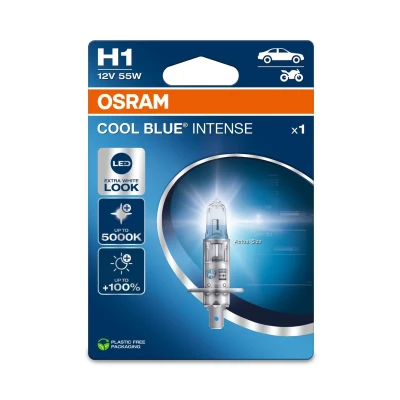 Afbeelding van OSRAM 4062172395403 Halogeenlamp Cool Blue Intense H1 55 W 12 V