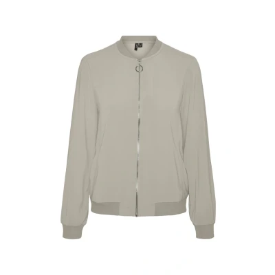 Afbeelding van VERO MODA Dames Vmcoco L/S Bomber Ga Noos jas, Zilvervoering., XS