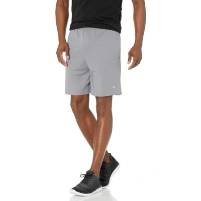 Afbeelding van Amazon Essentials Men&#039;s Performance Tech korte broek met losse pasvorm (verkrijgbaar in grote en lange maten), Pack of 2, Grijs/Marineblauw, XL