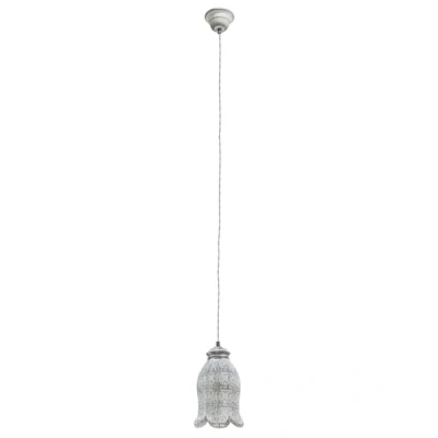 Afbeelding van EGLO Vintage Hanglamp 1 Lichts Ø165mm. Patina Grijs