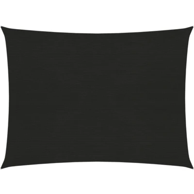 Afbeelding van vidaXL Zonnezeil 160 g/m² 2x3 m HDPE zwart