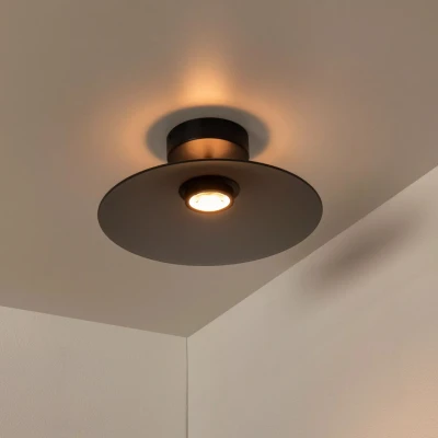 Afbeelding van Lucide MENGA Plafonnière Ø 40 cm LED Dimb. 1x11W 2700K Fumé