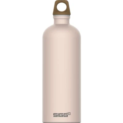 Afbeelding van SIGG Aluminium waterfles Traveller MyPlanet Pink Klimaatneutraal gecertificeerd Geschikt voor koolzuurhoudende dranken Lekvrij Lichtgewicht BPA vrij Roze 1 L, Journey