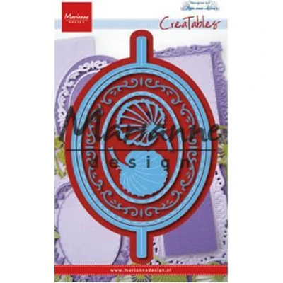 Afbeelding van Marianne D Creatable Anja&#039;s Vertical Folding Die Ovaal LR0607 97x154mm