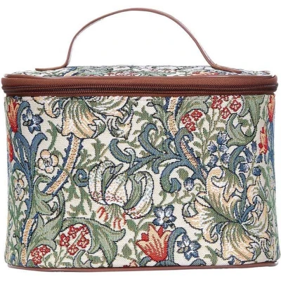 Afbeelding van Signare Toilettas Gobelin Gouden Lelie Golden Lily Bloemen