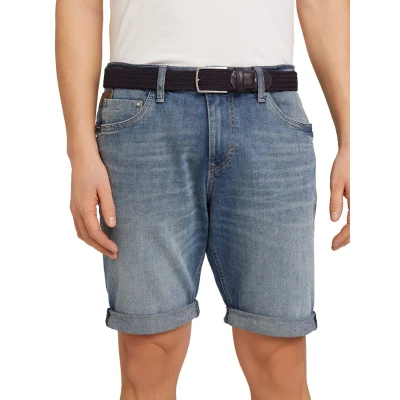 Afbeelding van TOM Tailor Riem, Heren, Maat: 85, Navy uni
