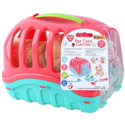 Afbeelding van Play Dieren Reishok met Knuffel Puppy, 7dlg.