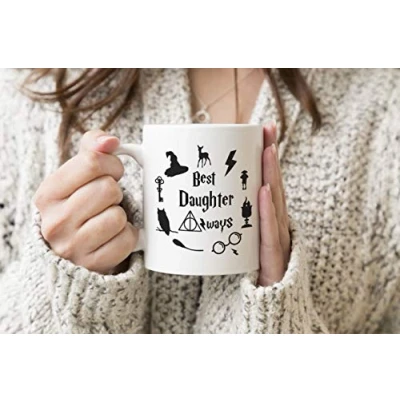 Afbeelding van Best Daughter Always White Koffie Thee Mok Regular 312ml Beker