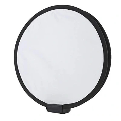 Afbeelding van Softbox Diffusor 40CM Tragbarer Runde Faltbarer Klett Design Speedlite Diffusor, mit Lichtdurchlässigem Material für Blitzgerät