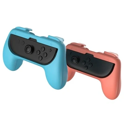 Afbeelding van Subsonic Set van 2 controllers grips voor JoyCon Nintendo Switch en Blauw rood