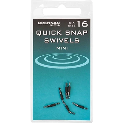 Afbeelding van Drennan Quick Snap Swivels (6pcs) Maat : Mini Size 16