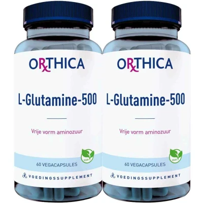 Afbeelding van 2x Orthica L Glutamine 500 60 capsules