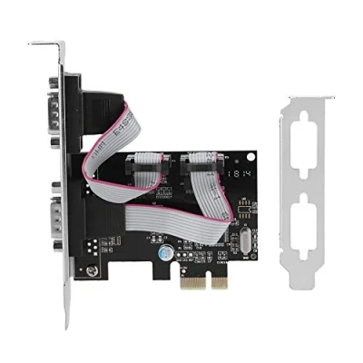 Afbeelding van PCI Express Kaart E op RS232 2 Port Card Adapter voor Windows 2000 / XP 64 Bit/Vista 7/8 Linux/Dos/Mac.