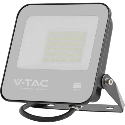 Afbeelding van V TAC VT 4455 LED Schijnwerpers Zwart 135lm/w Samsung IP65 50 Watt 5740 Lumen 6500K 5 Jaar