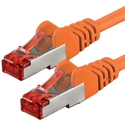 Afbeelding van 1aTTack.de 1x 30m Cat 6 netwerkkabel patchkabel Cat6 RJ45 SFTP oranje