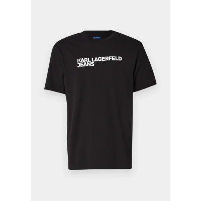 Afbeelding van Karl Lagerfeld Jeans Essential TEE Tshirt print, Heren, Maat: XXL, Black